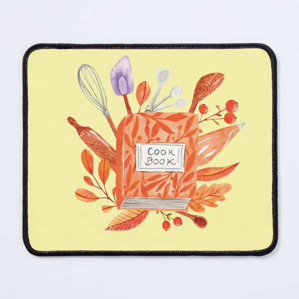 Item preview, Autumn recipe book watercolor illustration designed and sold by pinkyfish1010.