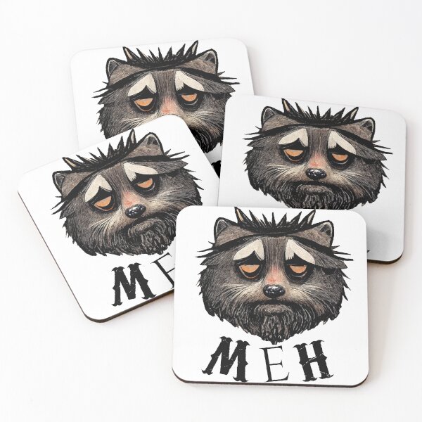 Item preview, Not so Impressed Racoon designed and sold by quickartz.