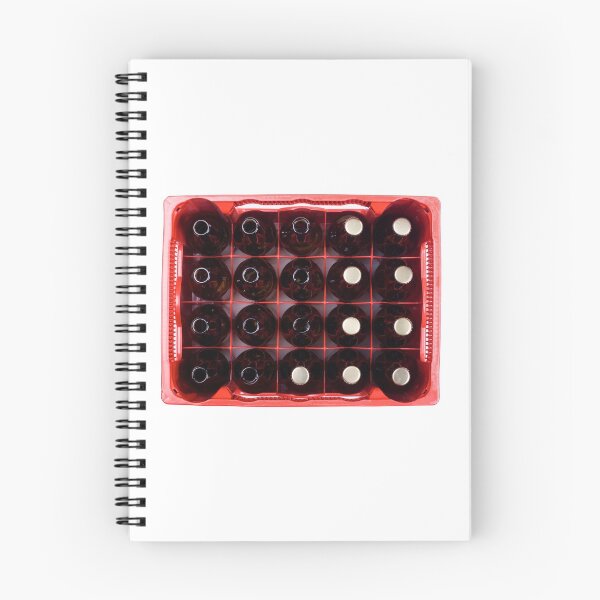 Item preview, empty and full bottles of beer in crate designed and sold by Arletta Cwalina.