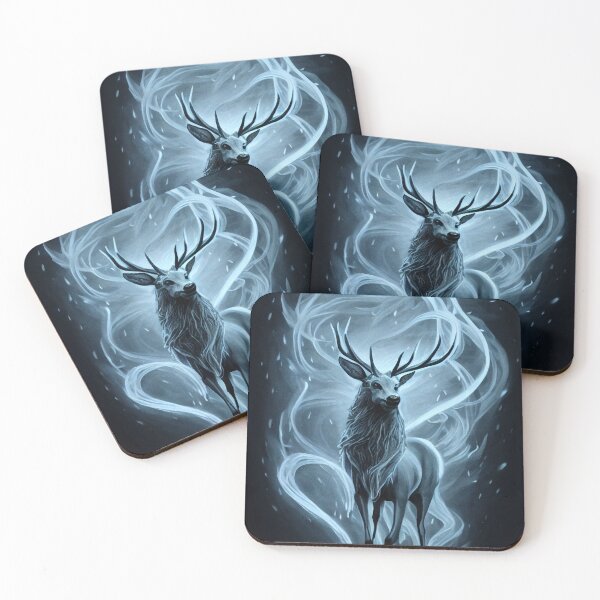 Item preview, Winter deer in the forest designed and sold by MAV-Arts.