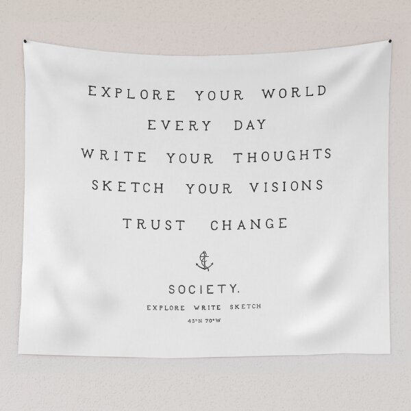 Item preview, Explore, Write, Sketch Inspirational Saying designed and sold by Ken Murphy.