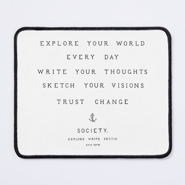 Item preview, Explore, Write, Sketch Inspirational Saying designed and sold by Ken Murphy.