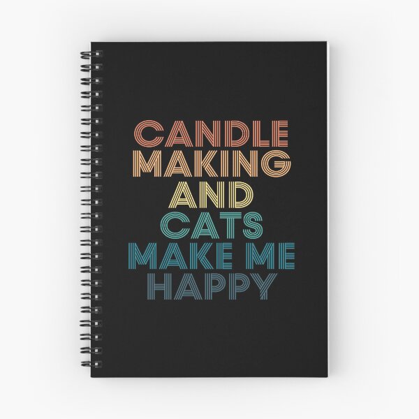 Item preview, Candle making And Cats Make Me Happy designed and sold by kindxinn.