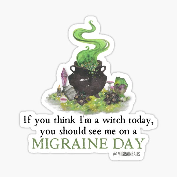 If you think I'm a witch today... Sticker