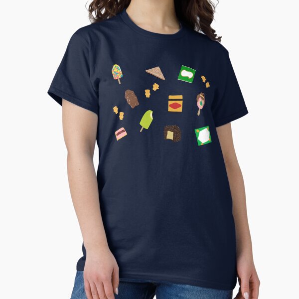 Vista previa del artículo con la obra «Bocadillos australianos favoritos», diseñado y vendido por RetroLollyBag.
