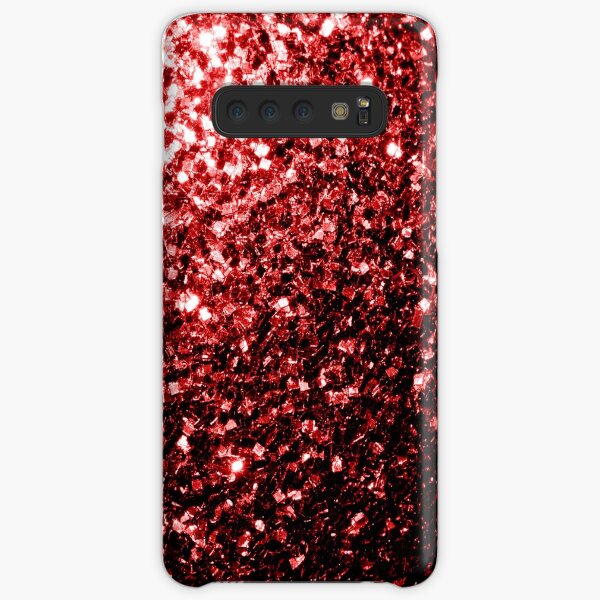 Beautiful Glamour Red Glitter sparkles Samsung Galaxy Snap Case