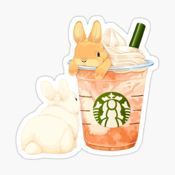 Item preview, Bunny Pink Drink - Bunny Cafe designed and sold by Bunny-Cafe.