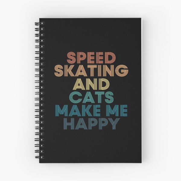 Item preview, Speed skating And Cats Make Me Happy designed and sold by kindxinn.