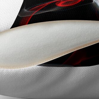 Alternate view of Red & White Throw Pillow