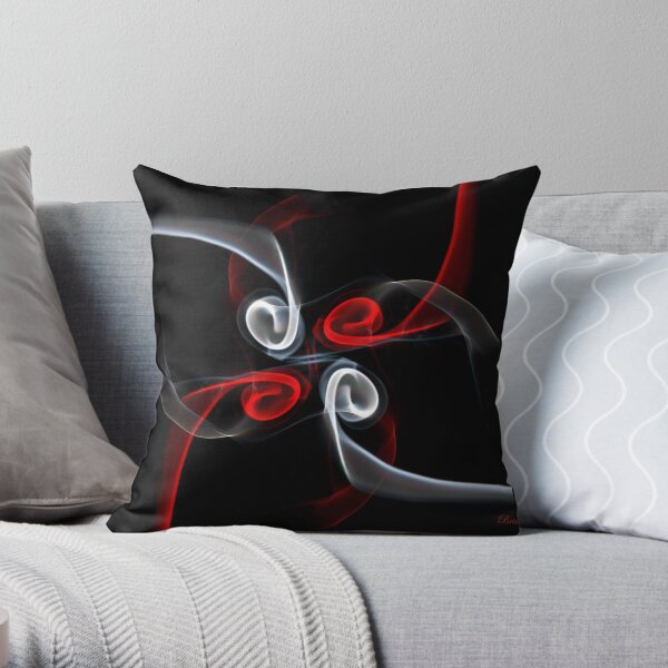 Red & White Throw Pillow