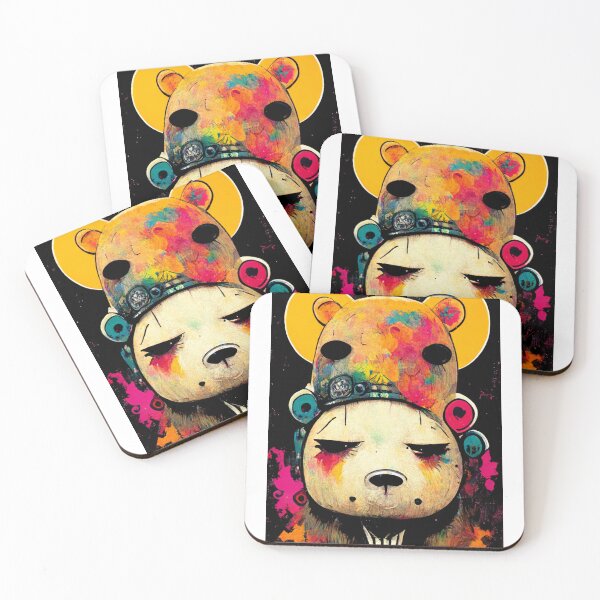 Item preview, bear graffiti art designed and sold by keyd-studio.