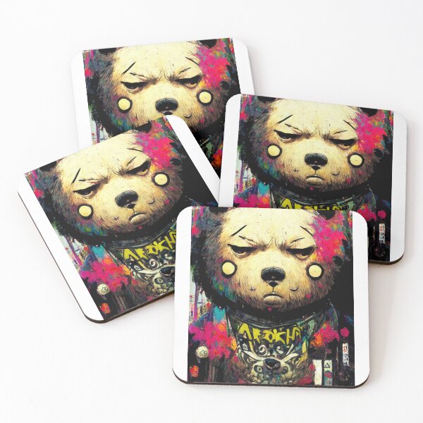 Item preview, bear graffiti art designed and sold by keyd-studio.