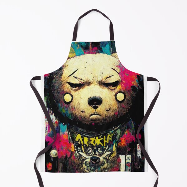 Item preview, bear graffiti art designed and sold by keyd-studio.
