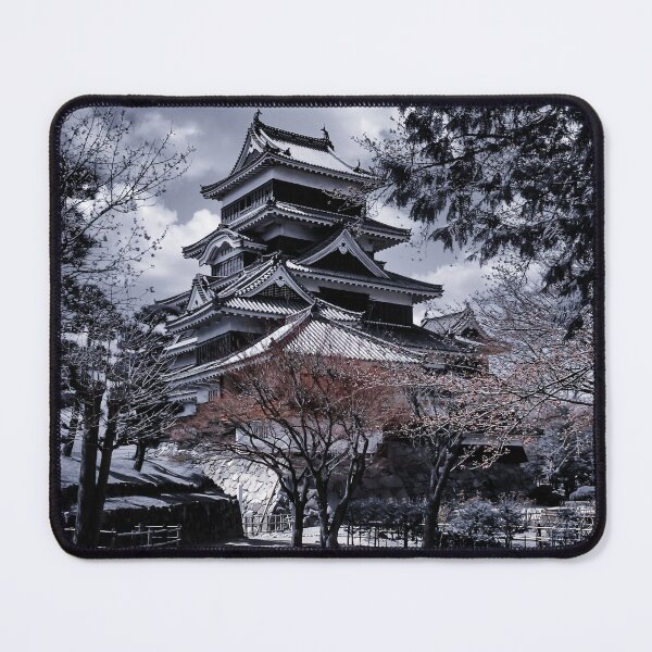 Item preview, Outstanding Japanese Matsumoto Black Castle Art Picture - Night Color designed and sold by XIX361ART.