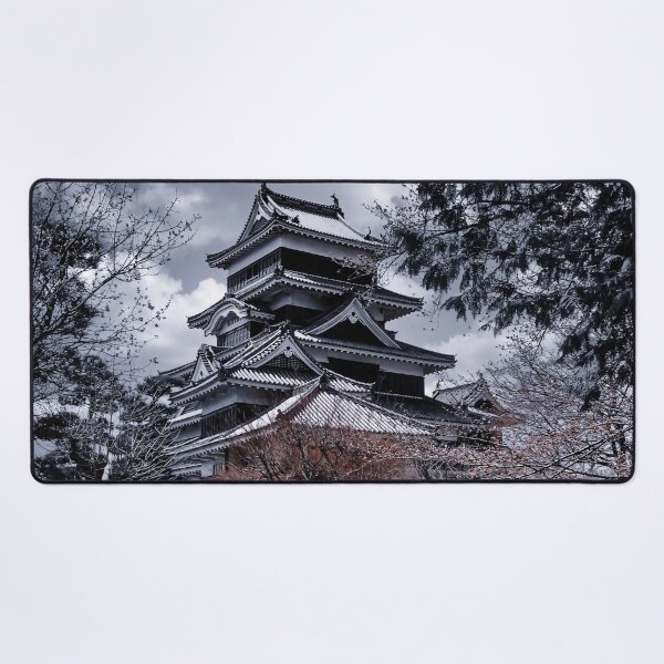 Item preview, Outstanding Japanese Matsumoto Black Castle Art Picture - Night Color designed and sold by XIX361ART.