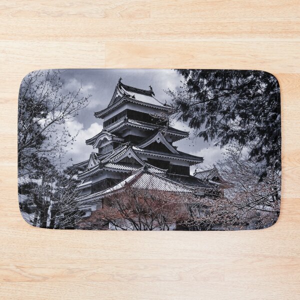 Item preview, Outstanding Japanese Matsumoto Black Castle Art Picture - Night Color designed and sold by XIX361ART.