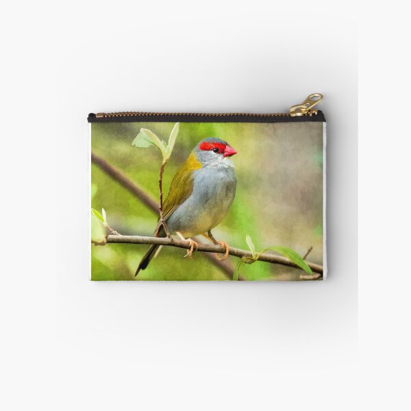 Item preview, Red Brow Finch 2 designed and sold by sandraanderson.