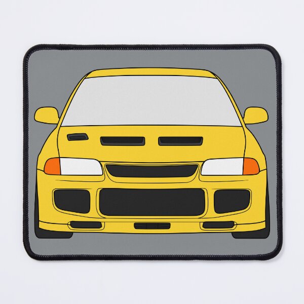 Item preview, Mitsubishi Lancer EVO III EVO 3 dandelion yellow color designed and sold by EdimDesign.