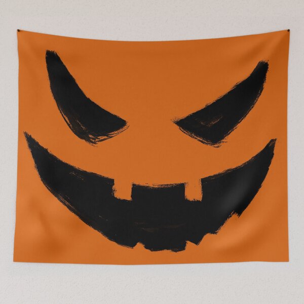 Item preview, Cute Funny Halloween Scary Evil Pumpkin designed and sold by tonylamfood.