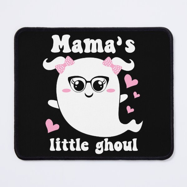 Item preview, Mama's Little Ghoul Cute and Funny Halloween Ghost for Kids - Black designed and sold by PearlMoonGrapes.
