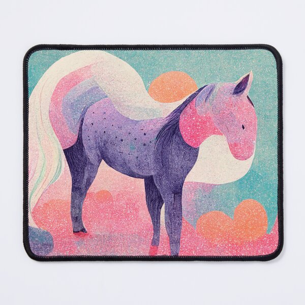 Item preview, Abstract Pastel Colors Horse Painting designed and sold by Pet Shelter.