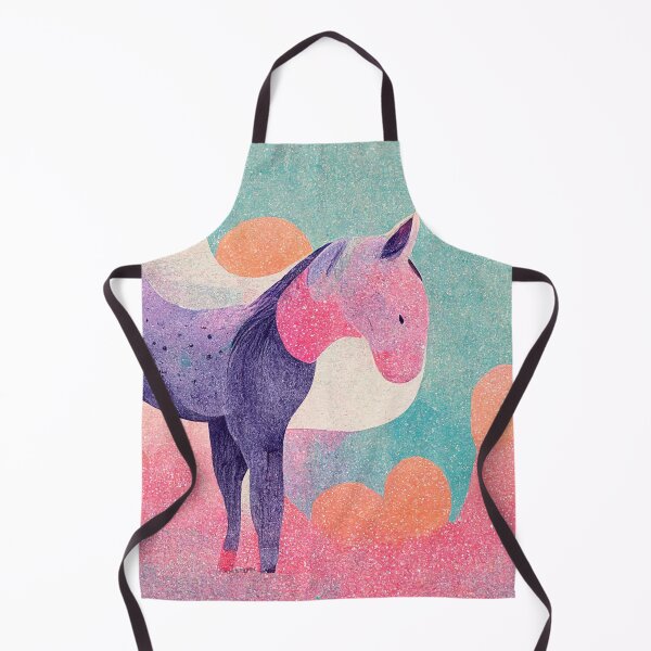 Item preview, Abstract Pastel Colors Horse Painting designed and sold by Pet Shelter.