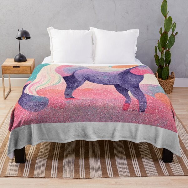 Item preview, Abstract Pastel Colors Horse Painting designed and sold by Pet Shelter.
