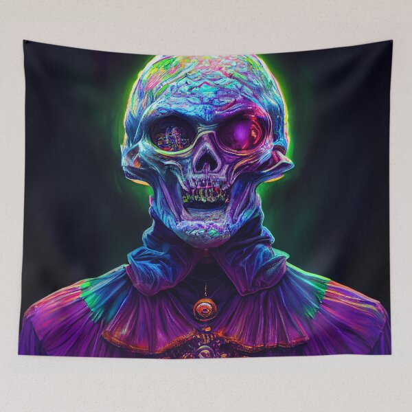 Item preview, Psychedelic psychopathic radiation zombie  designed and sold by AmazinfArt.