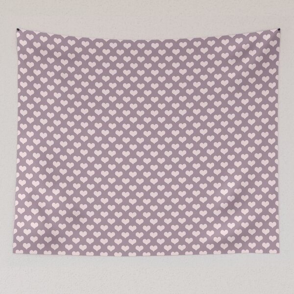 Item preview, Cute pastel hearts pattern  designed and sold by NaughtyCat.