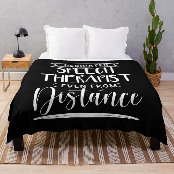 Item preview, Dedicated speech therapist even from a distance, gifts for speech students, speech pathology, speech therapist, slp graduation,for slp supervisor designed and sold by RedArtsDesign.