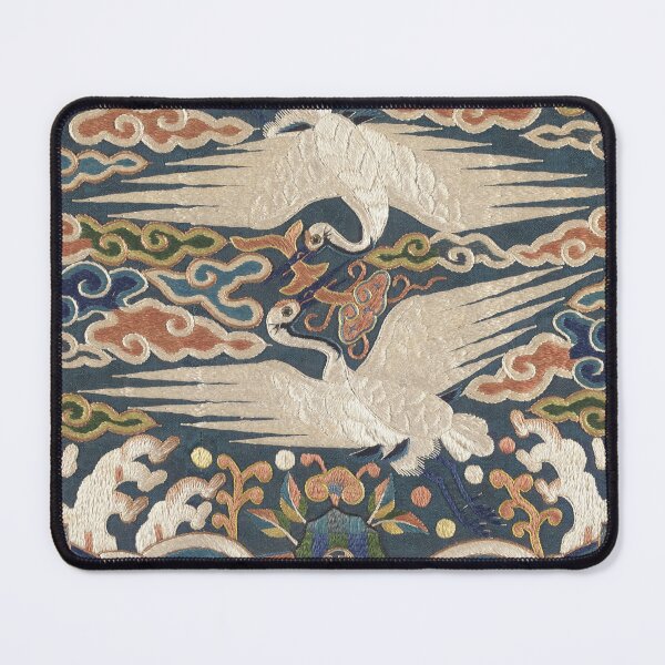 Item preview, Badge (Hyungbae) of Upper Civil Rank with Two Cranes during Joseon dynasty  designed and sold by JapaneseArtShop.