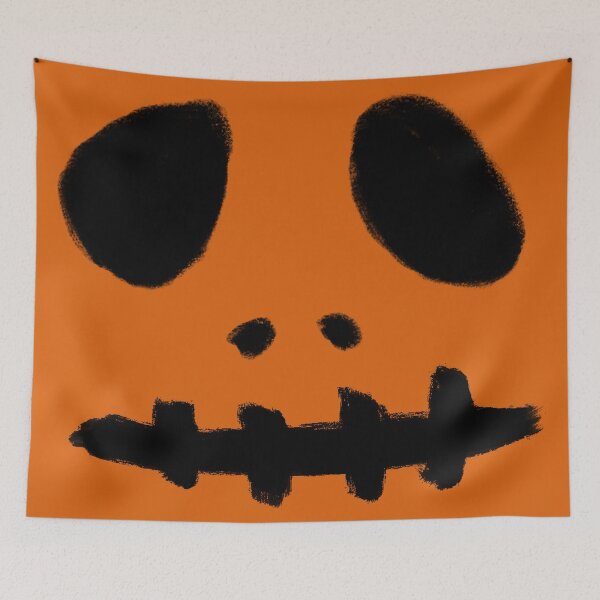 Item preview, Cute Funny Halloween Creepy Evil Pumpkin designed and sold by tonylamfood.