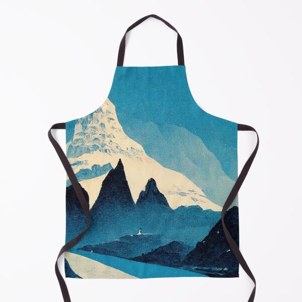Artikelvorschau, Alpen - Berglandschaft im Vintage-Grafikstil entworfen und verkauft von NickMateo.