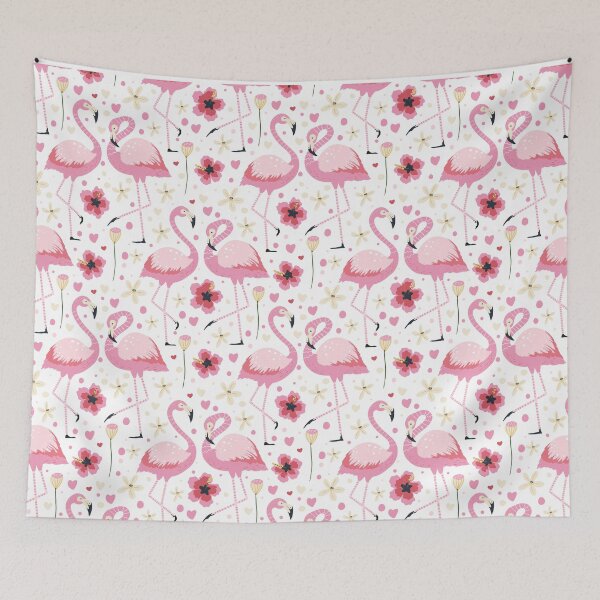 Item preview, Flamingos pattern designed and sold by Tiny-Love ⭐⭐⭐⭐⭐.