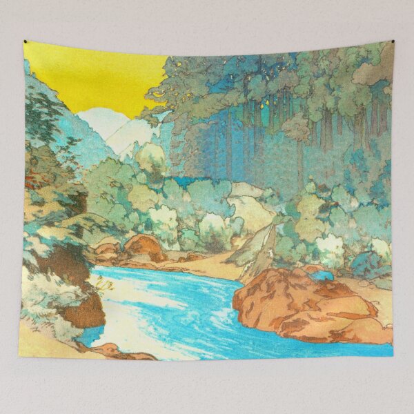 Item preview, River at Hiko Resting - Nature Landscape designed and sold by Kijiermono.