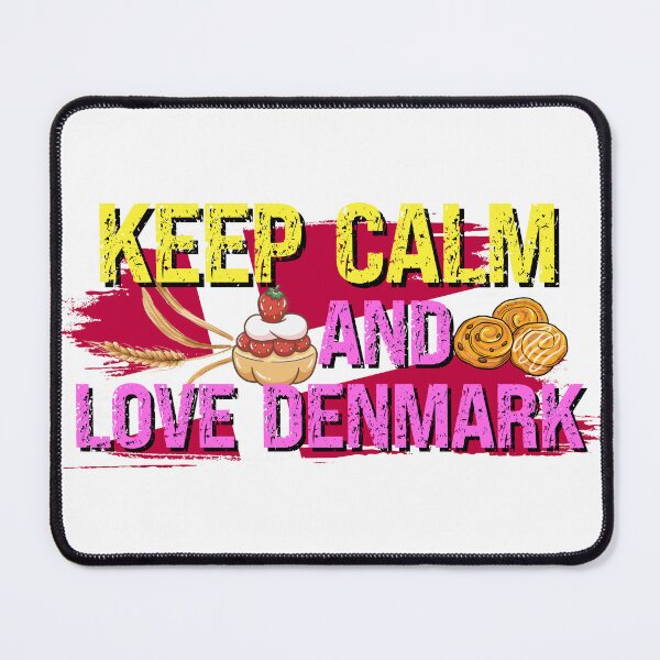 Item preview, Keep calm and love denmark positive saying designed and sold by Emotionville.