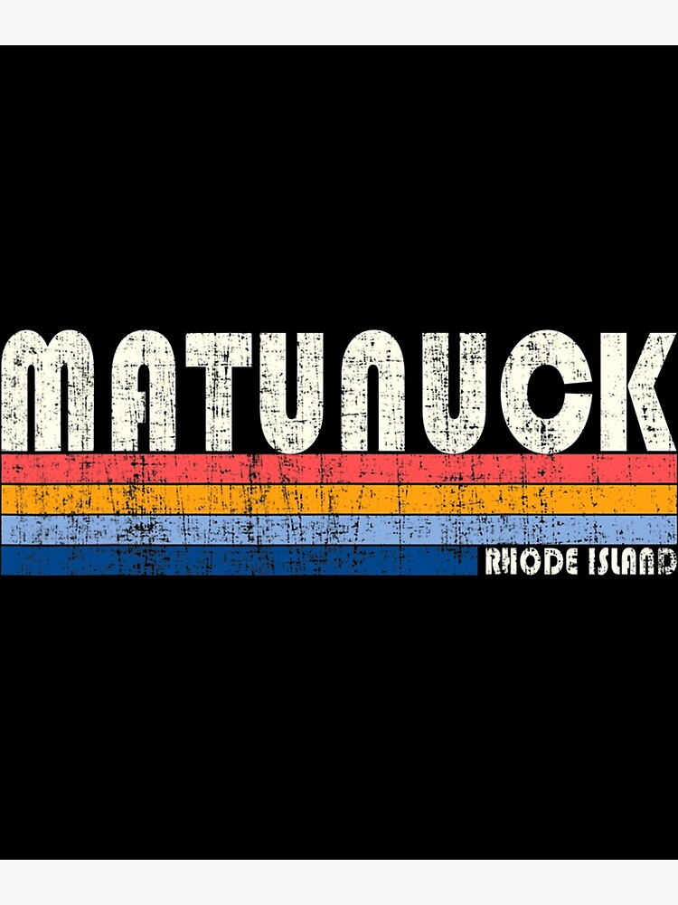 "Vintage 70s 80s Style Matunuck RI" Poster for Sale by extralargeassu
