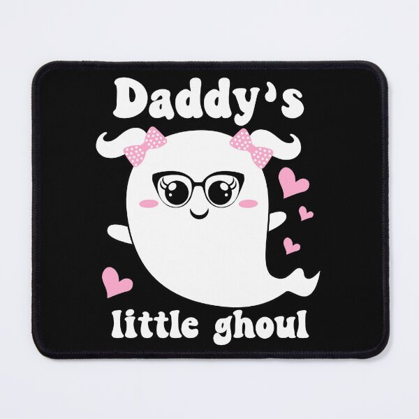 Item preview, Daddy's Little Ghoul Cute and Funny Halloween Ghost for Kids - Black designed and sold by PearlMoonGrapes.