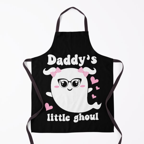 Item preview, Daddy's Little Ghoul Cute and Funny Halloween Ghost for Kids - Black designed and sold by PearlMoonGrapes.