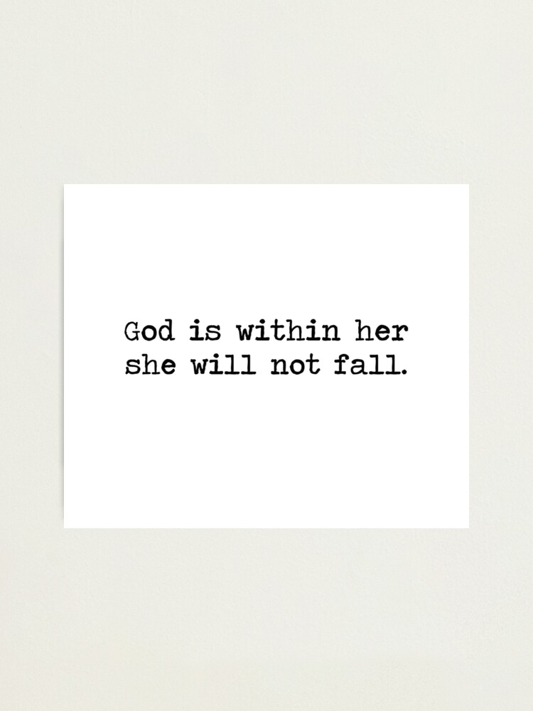 Alternate view of Christian Quote Photographic Print
