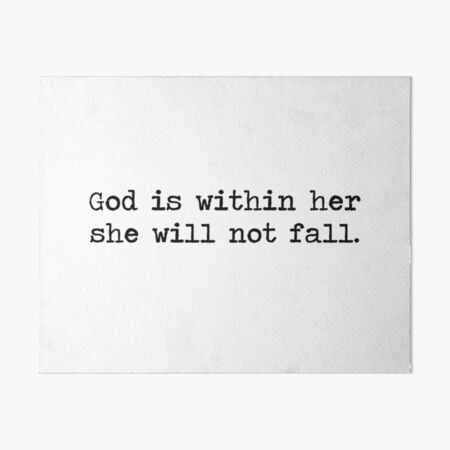 Christian Quote Art Board Print