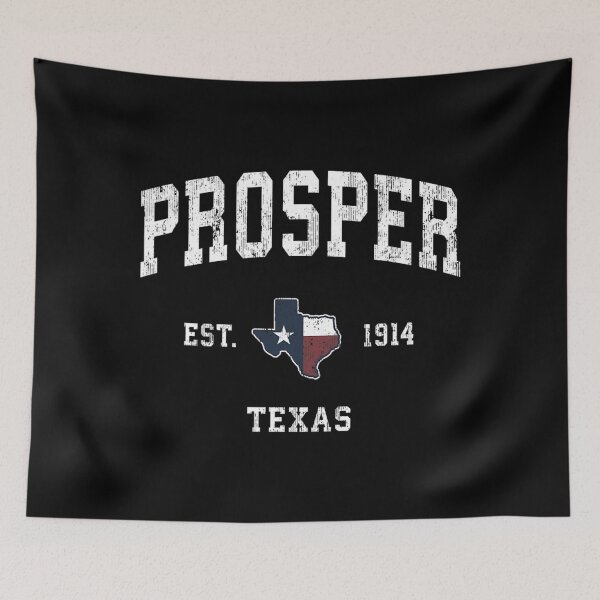 Item preview, Prosper Texas TX Vintage State Flag Sports Design designed and sold by unusedbandwidth.