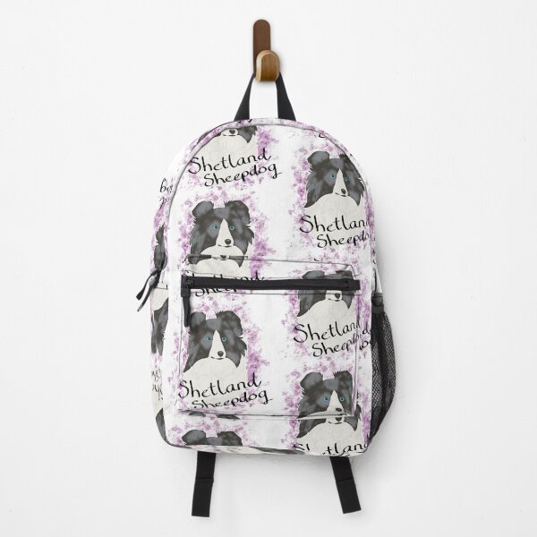 Item preview, Shetland Sheepdog - blue merle watercolour and breedname designed and sold by Cynthiaetal.