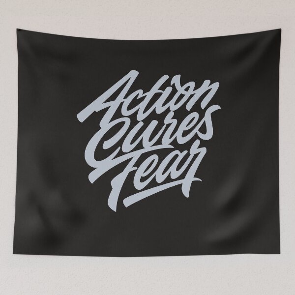 Item preview, Action Cures Fear designed and sold by redjohn1995.