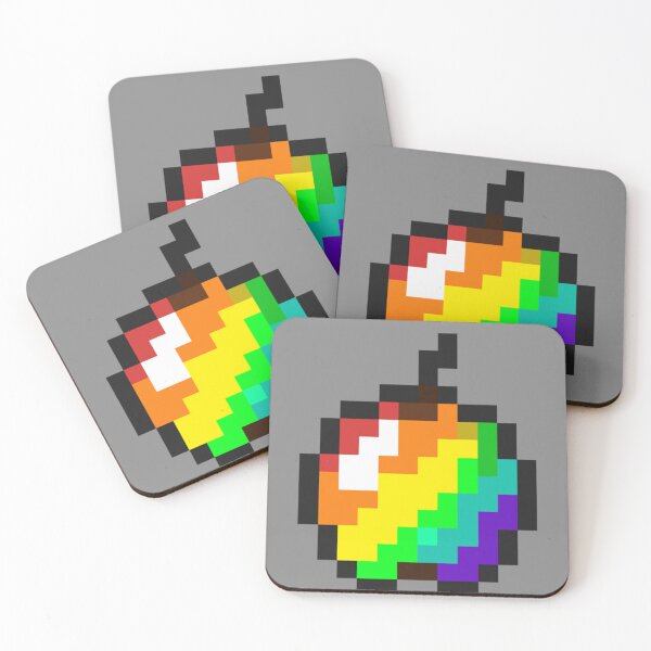 Item preview, Rainbow Minecraft Apple designed and sold by jamcaYT.