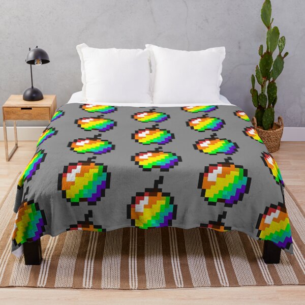 Item preview, Rainbow Minecraft Apple designed and sold by jamcaYT.