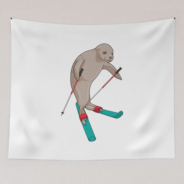 Item preview, Seal Skier Ski designed and sold by Snabdesign84.