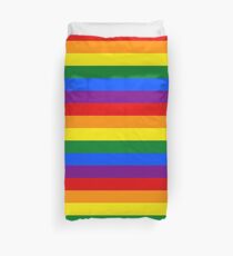 Gay Pride Rainbow Flag Duvet Cover