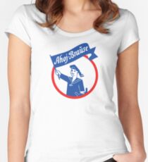 Ahoj shower Women's Fitted Scoop T-Shirt
