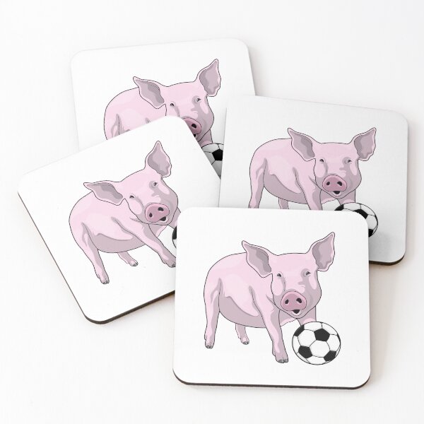 Item preview, Pig Soccer player Soccer designed and sold by Snabdesign84.